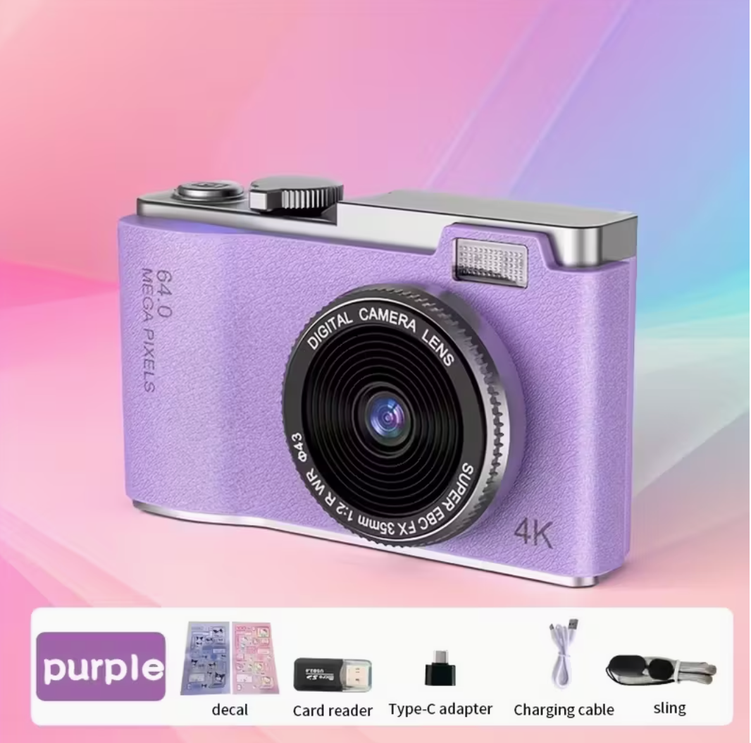📸 Retro 4K Digitalni Fotoaparat – Stil i tehnologija u jednom