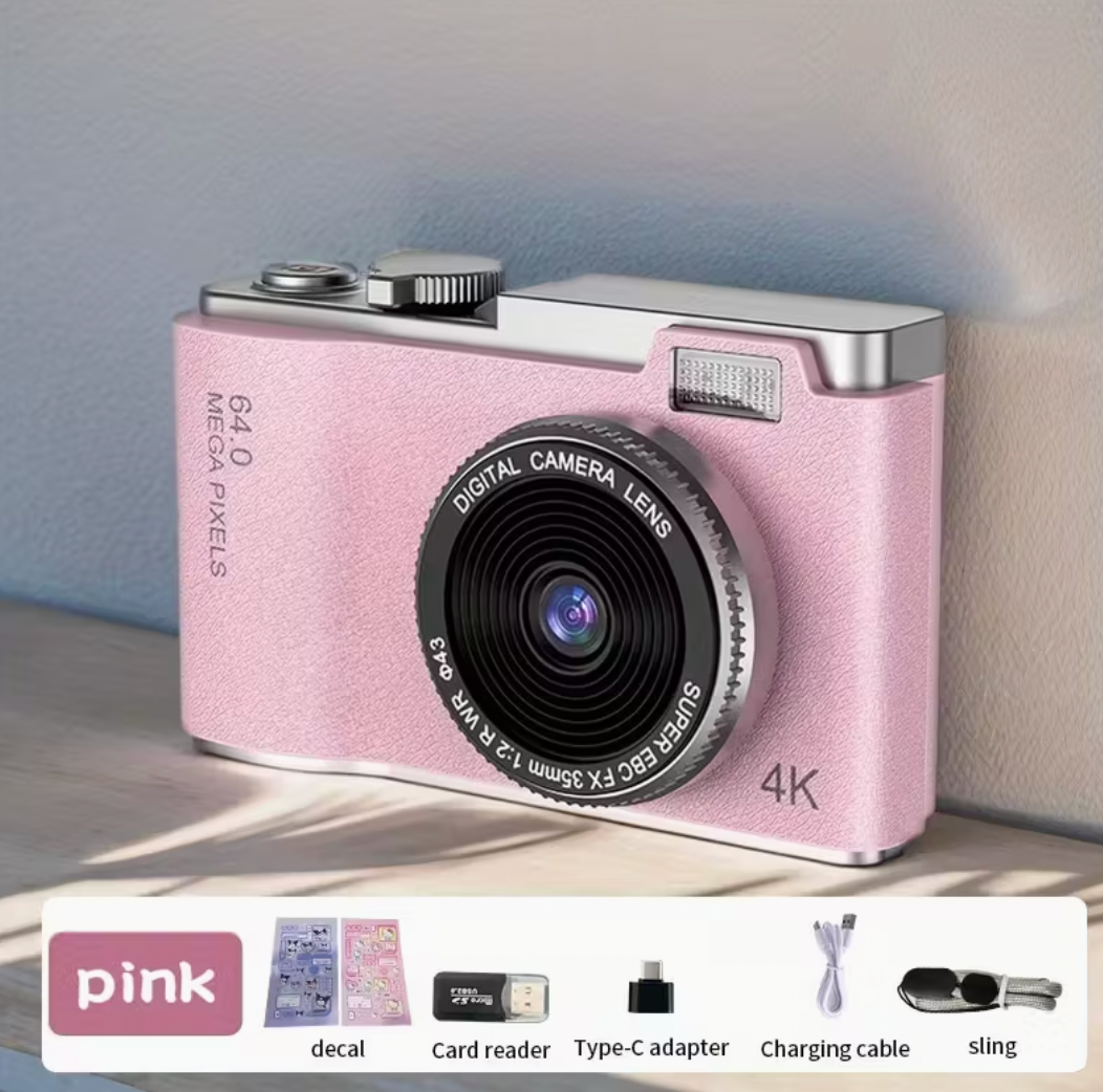 📸 Retro 4K Digitalni Fotoaparat – Stil i tehnologija u jednom