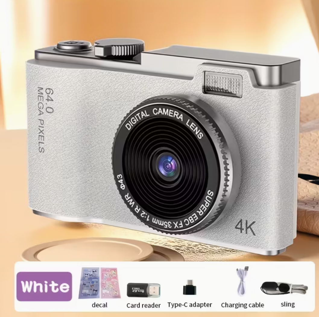 📸 Retro 4K Digitalni Fotoaparat – Stil i tehnologija u jednom