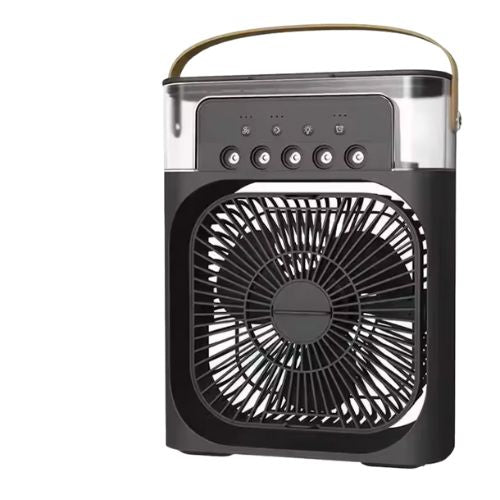 3-u-1 Prenosivi Ventilator-Klima i Ovlaživač Vazduha sa led svetlom– Osveženje Gde god da Ste!