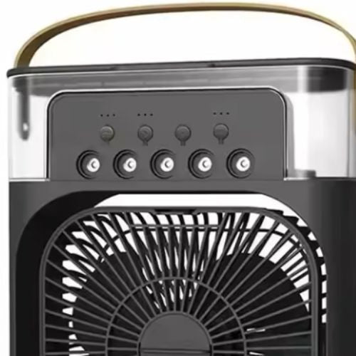 3-u-1 Prenosivi Ventilator-Klima i Ovlaživač Vazduha sa led svetlom– Osveženje Gde god da Ste!