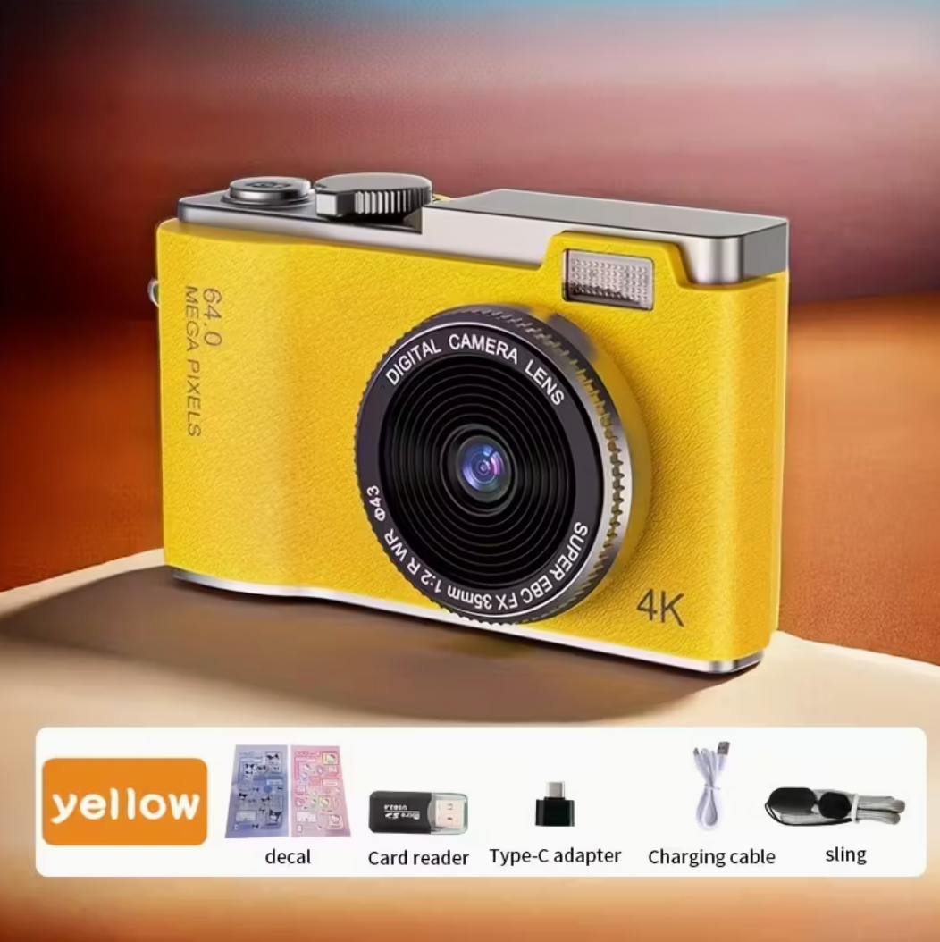 📸 Retro 4K Digitalni Fotoaparat – Stil i tehnologija u jednom