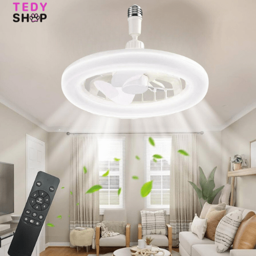 Led luster sa ventilatorom