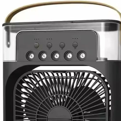3-u-1 Prenosivi Ventilator-Klima i Ovlaživač Vazduha  sa led svetlom– Osveženje Gde god da Ste!