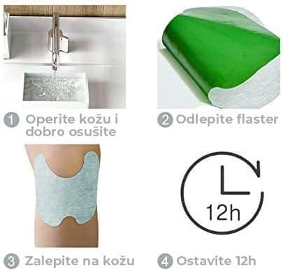 Flasteri protiv bolova Knee Patch