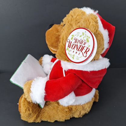 INTERAKTIVNI MEDA- 🧸 Božićni Meda sa Knjigom i Mišićem