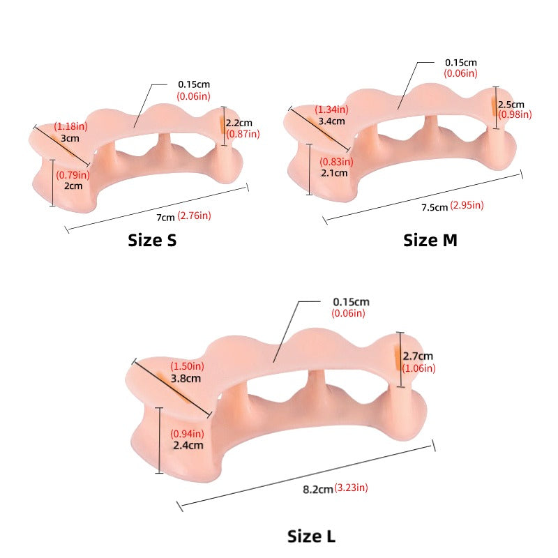 TOE CORRECTOR za Ispravljanje Nožnih Prstiju i Čukljeva (za obe noge) 1+1 GRATIS!